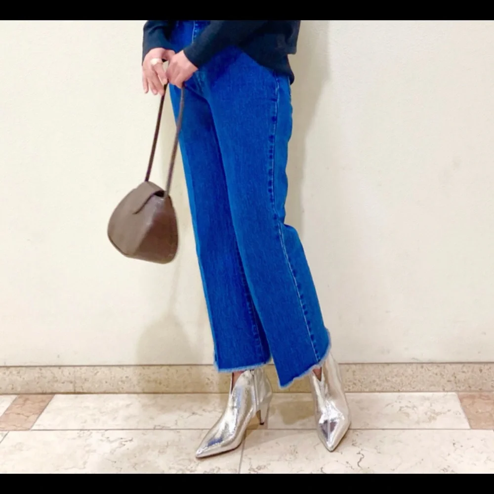 NEW IVYLEE COPENHAGEN VIVIAN V-Cut Boots in silver EU 36 US 6 - Picture 9 of 10